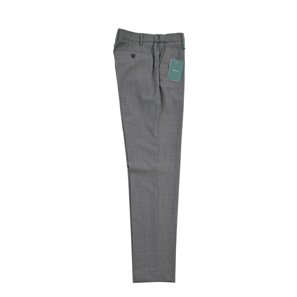 BERWICH “MORELLO ELAX” ストレッチウォッシャブルウール ノータックスラックス