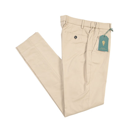 BERWICH “MORELLO ELAX” ストレッチコットン ノータックパンツ