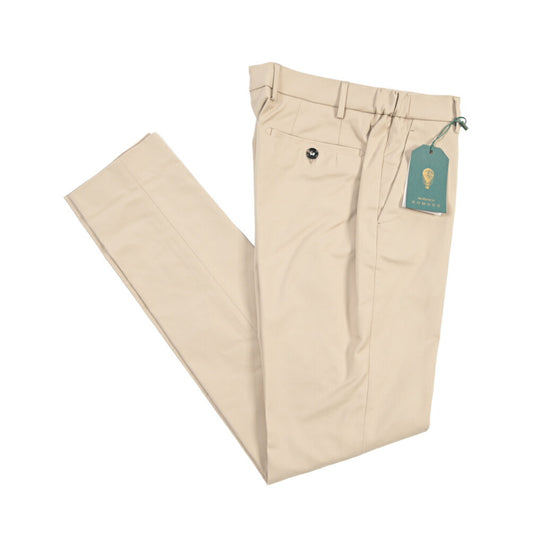 BERWICH “MORELLO ELAX” ストレッチコットン ノータックパンツ