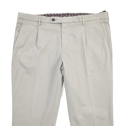 BERWICH “MORELLO 1P-GD” リヨセル混コットン ワンタックチノパンツ