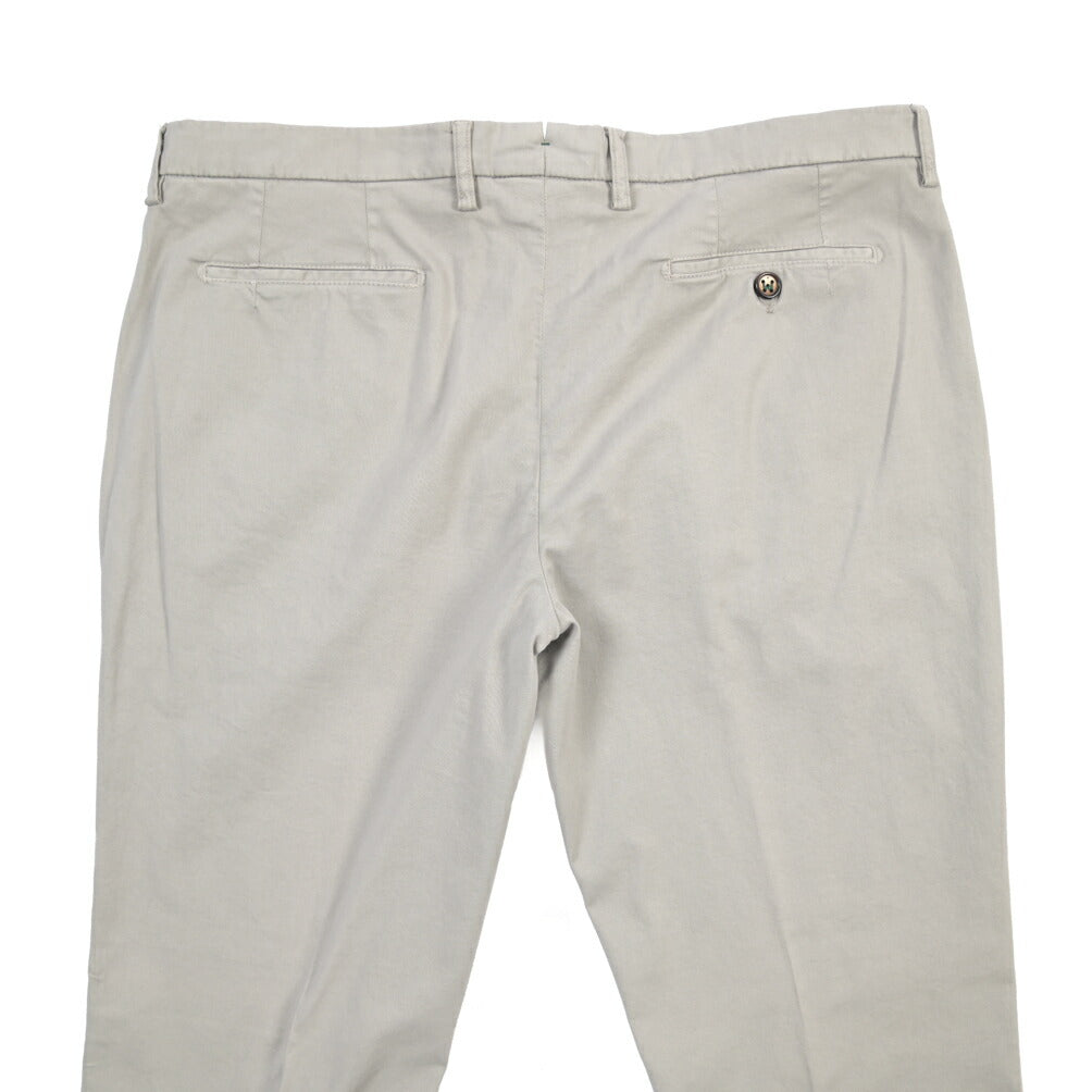 BERWICH “MORELLO 1P-GD” リヨセル混コットン ワンタックチノパンツ