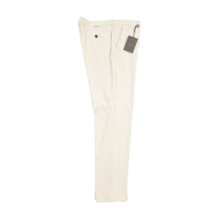 BERWICH “MORELLO-GD” ビスコース混コットン ノータックチノパンツ