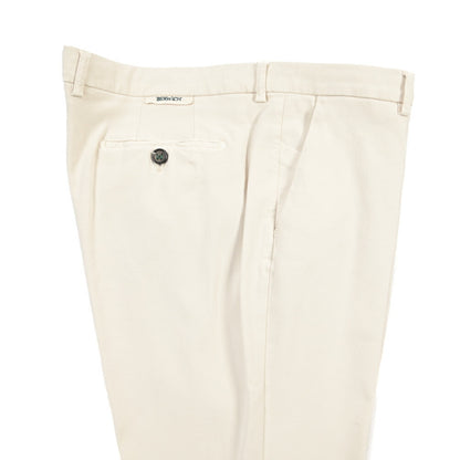BERWICH “MORELLO-GD” ビスコース混コットン ノータックチノパンツ