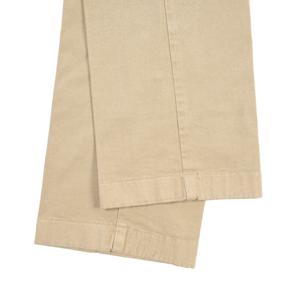 BERWICH “MORELLO ELAX-GD” ストレッチコットン ノータックチノパンツ