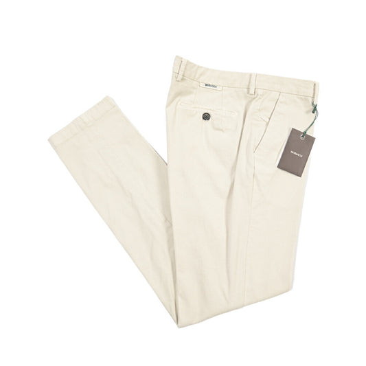 BERWICH “MORELLO-GD” ストレッチコットン ノータックチノパンツ