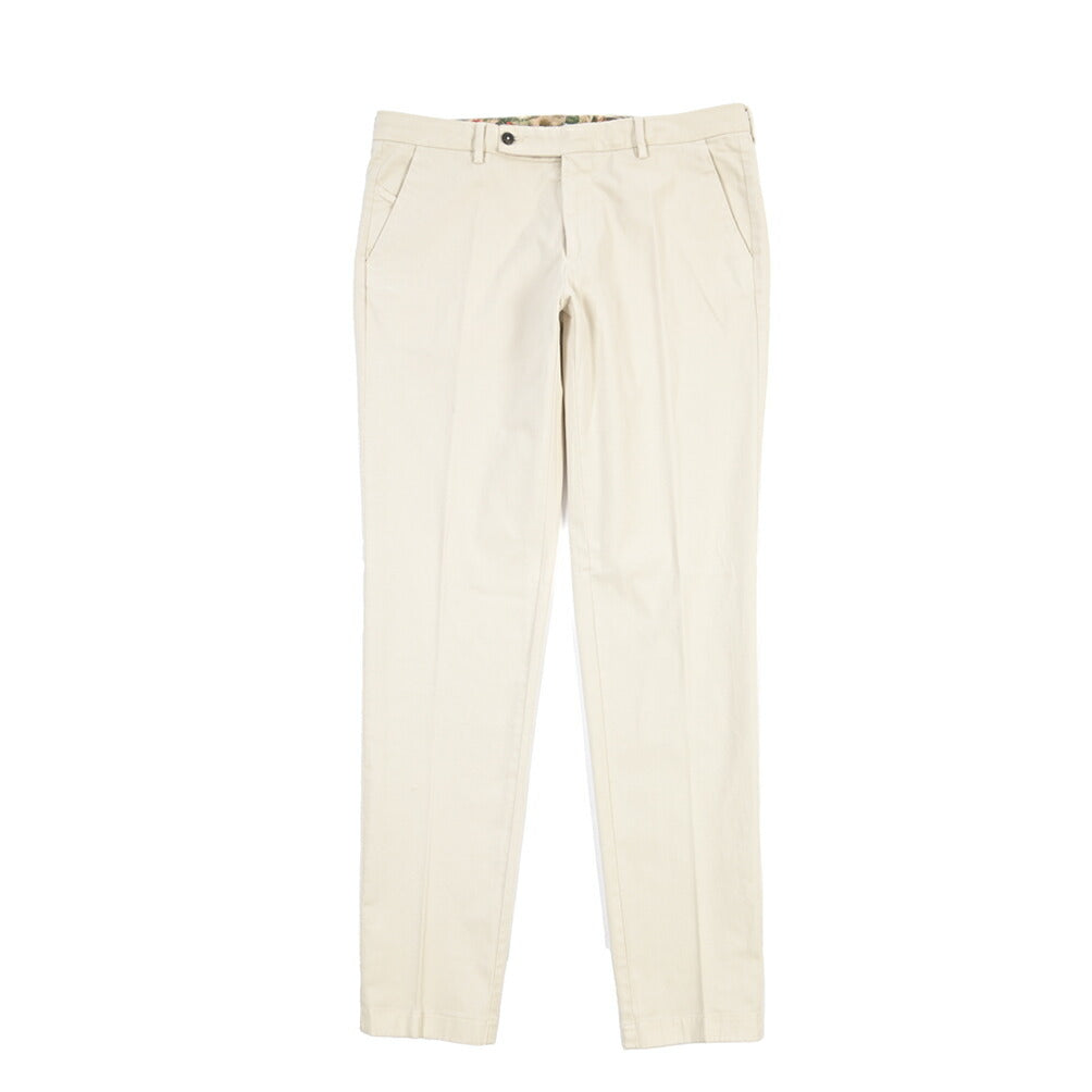 BERWICH “MORELLO-GD” ストレッチコットン ノータックチノパンツ