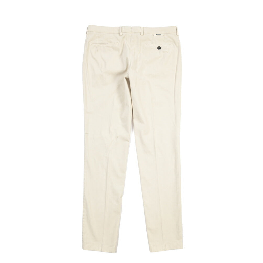 BERWICH “MORELLO-GD” ストレッチコットン ノータックチノパンツ