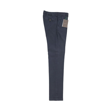 BERWICH “MORELLO-GD” ビスコース混コットン ノータックチノパンツ