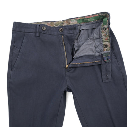BERWICH “MORELLO-GD” ビスコース混コットン ノータックチノパンツ