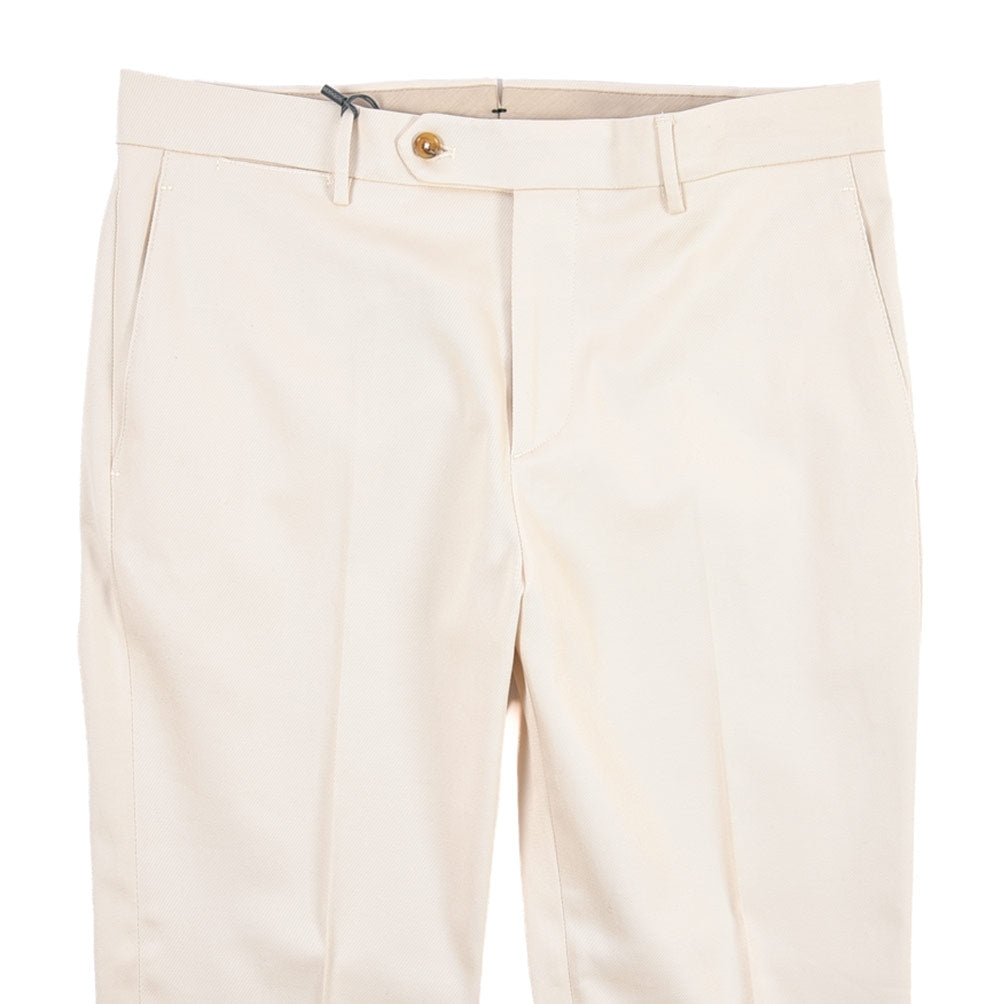 BERWICH “YRETRO LONG” ストレッチコットン ノータックチノパンツ