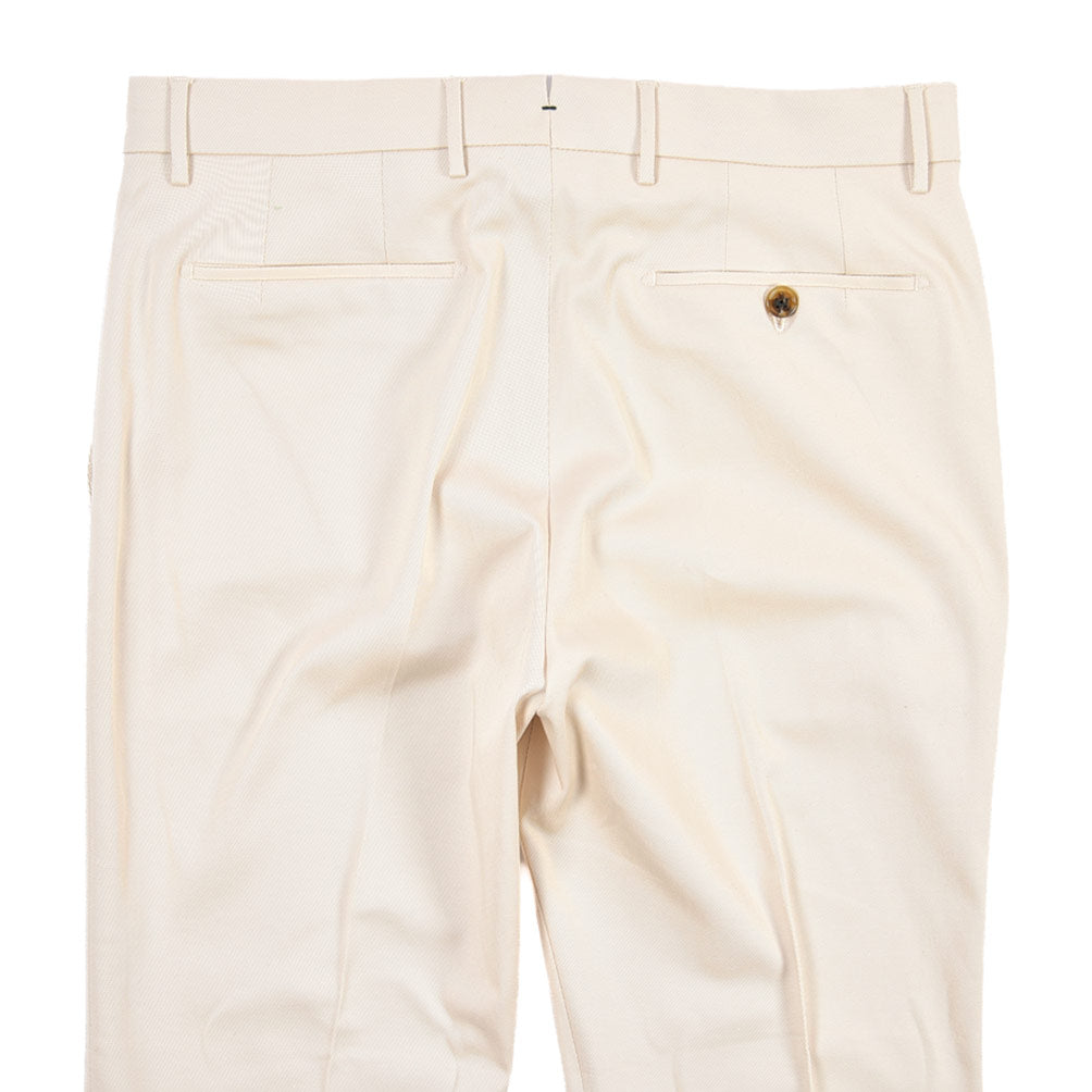BERWICH “YRETRO LONG” ストレッチコットン ノータックチノパンツ