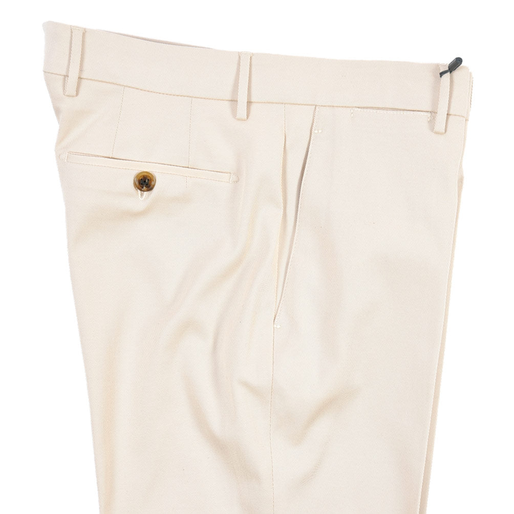 BERWICH “YRETRO LONG” ストレッチコットン ノータックチノパンツ
