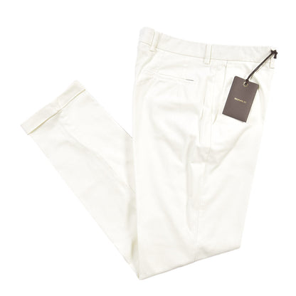 BERWICH “YRETRO LONG-GD” ストレッチコットン ノータックチノパンツ