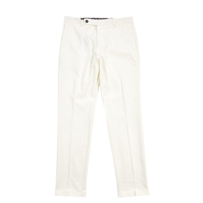 BERWICH “YRETRO LONG-GD” ストレッチコットン ノータックチノパンツ
