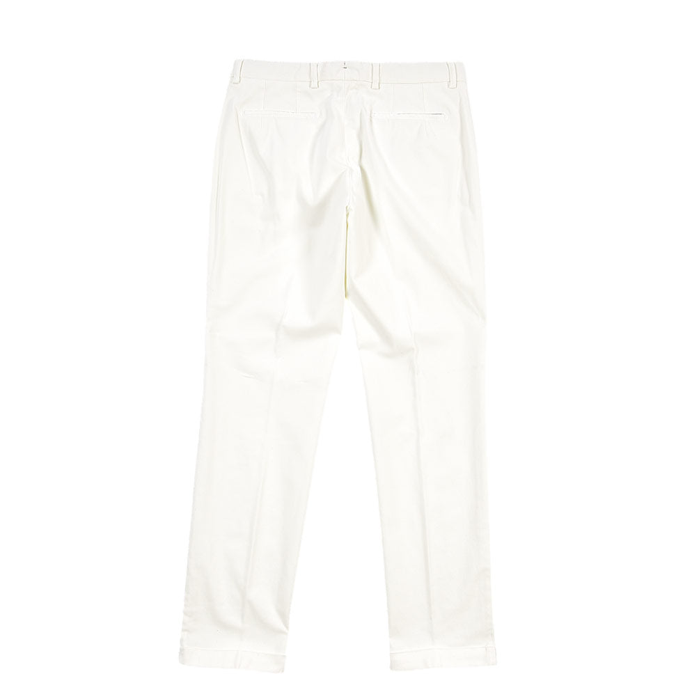 BERWICH “YRETRO LONG-GD” ストレッチコットン ノータックチノパンツ