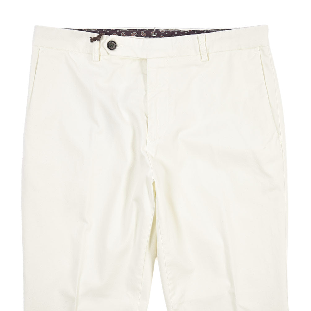 BERWICH “YRETRO LONG-GD” ストレッチコットン ノータックチノパンツ