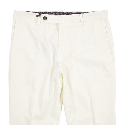 BERWICH “YRETRO LONG-GD” ストレッチコットン ノータックチノパンツ