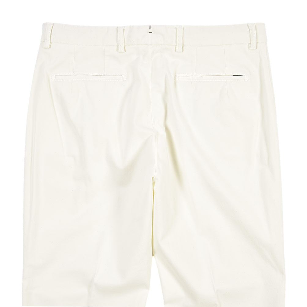 BERWICH “YRETRO LONG-GD” ストレッチコットン ノータックチノパンツ