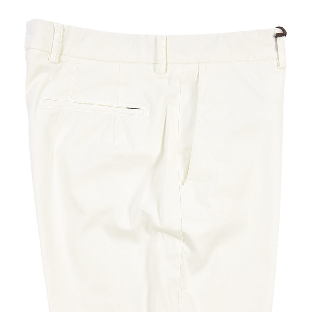 BERWICH “YRETRO LONG-GD” ストレッチコットン ノータックチノパンツ