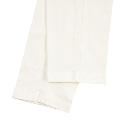 BERWICH “YRETRO LONG-GD” ストレッチコットン ノータックチノパンツ