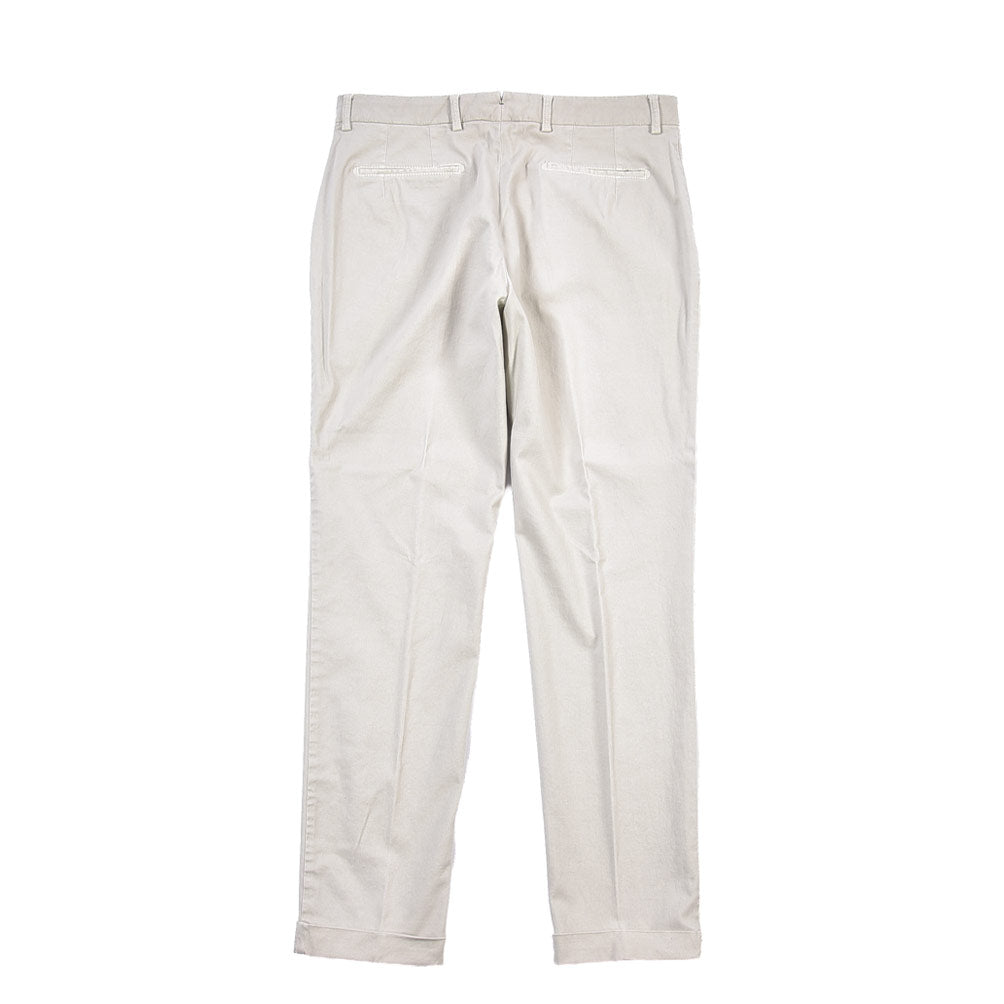 BERWICH “YRETRO LONG” ストレッチコットン ノータックチノパンツ