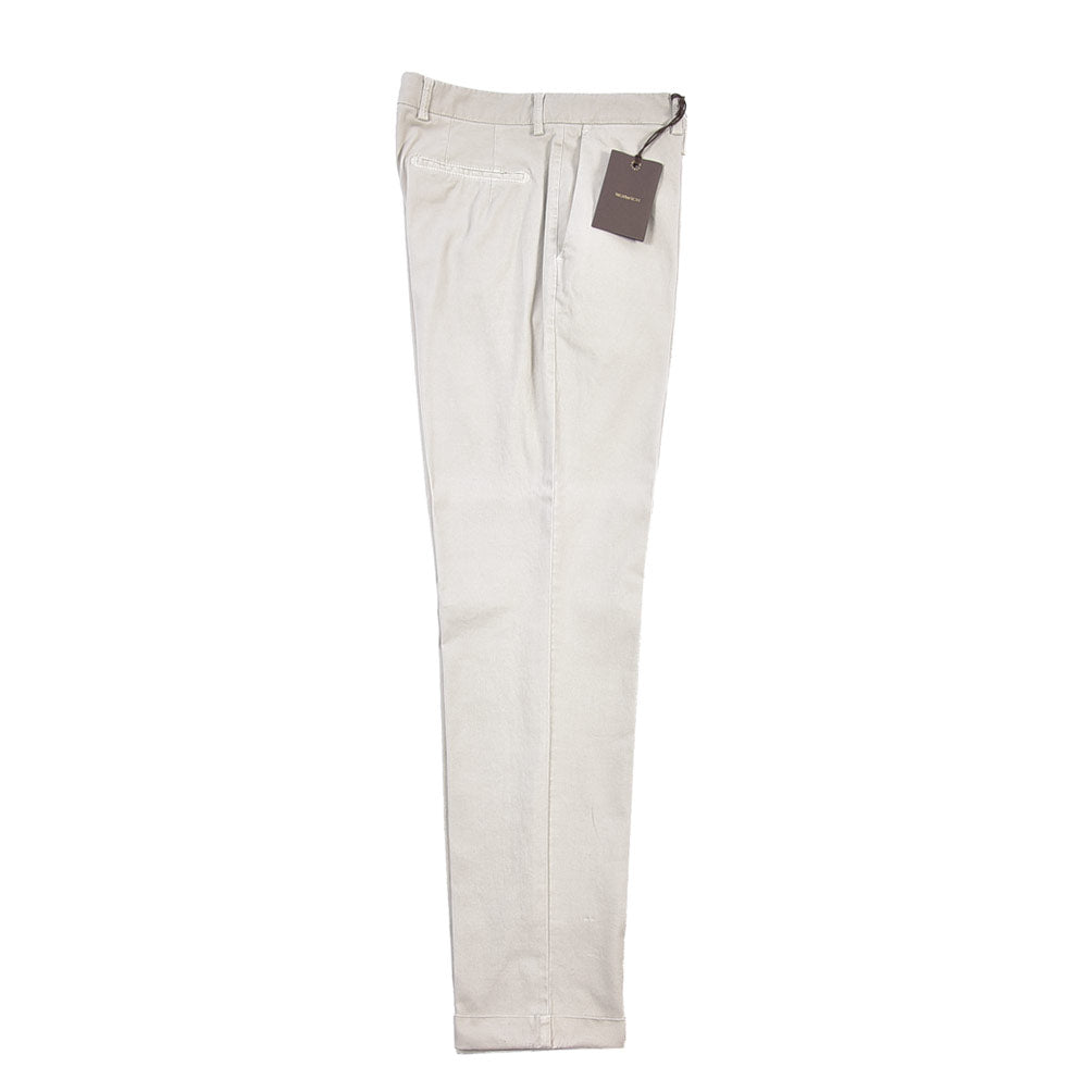 BERWICH “YRETRO LONG” ストレッチコットン ノータックチノパンツ