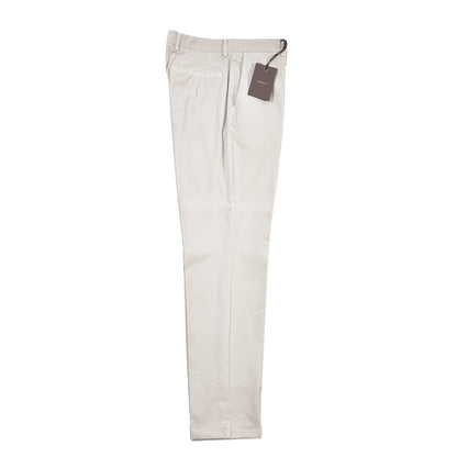 BERWICH “YRETRO LONG” ストレッチコットン ノータックチノパンツ
