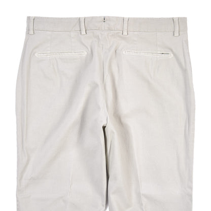 BERWICH “YRETRO LONG” ストレッチコットン ノータックチノパンツ