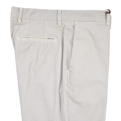 BERWICH “YRETRO LONG” ストレッチコットン ノータックチノパンツ