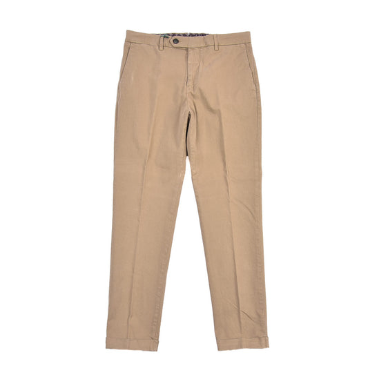 BERWICH “YRETRO-GD” ストレッチコットン ノータックチノパンツ