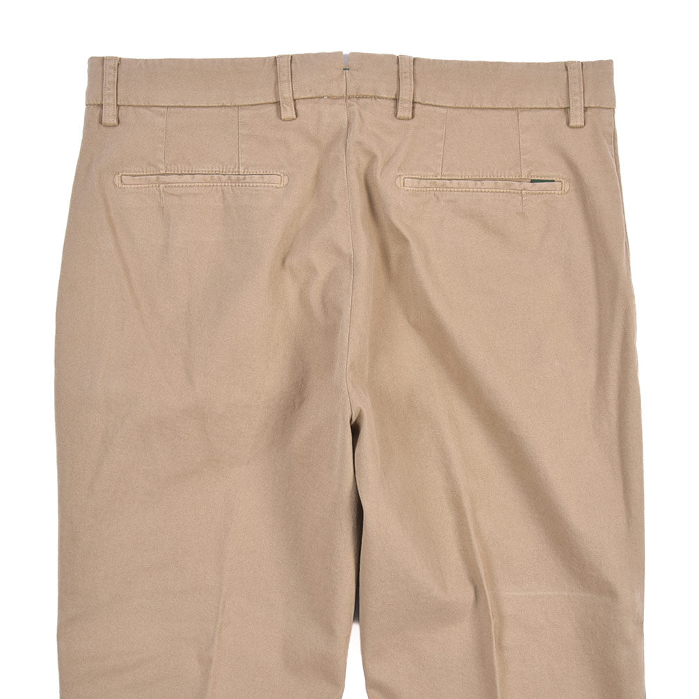 BERWICH “YRETRO-GD” ストレッチコットン ノータックチノパンツ