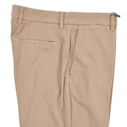 BERWICH “YRETRO-GD” ストレッチコットン ノータックチノパンツ