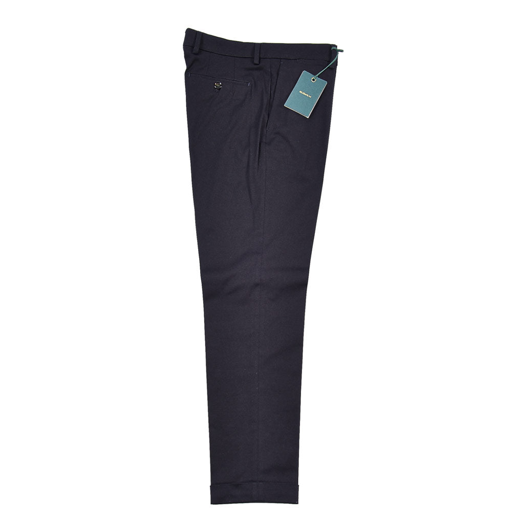BERWICH “YRETRO” ストレッチコットン ノータックチノパンツ