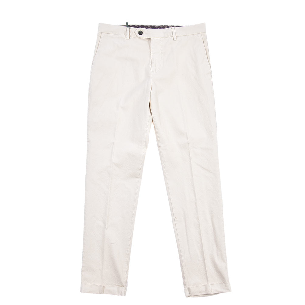 BERWICH “YRETRO-GD” ストレッチコットン ノータックチノパンツ