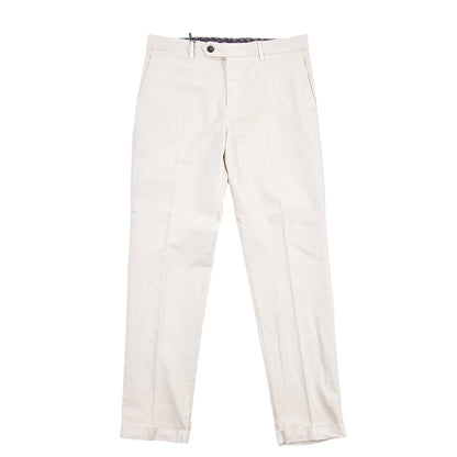 BERWICH “YRETRO-GD” ストレッチコットン ノータックチノパンツ