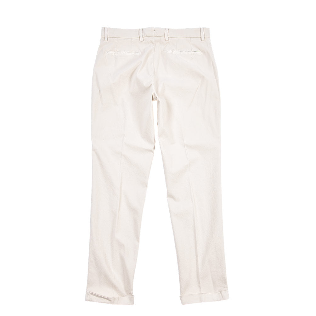 BERWICH “YRETRO-GD” ストレッチコットン ノータックチノパンツ