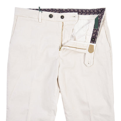 BERWICH “YRETRO-GD” ストレッチコットン ノータックチノパンツ
