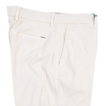 BERWICH “YRETRO-GD” ストレッチコットン ノータックチノパンツ