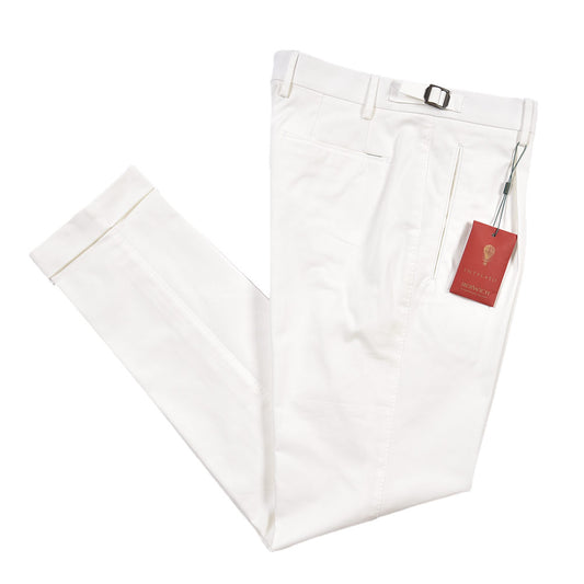 BERWICH “LUX RETRO LONG” ストレッチコットン ワンタックパンツ