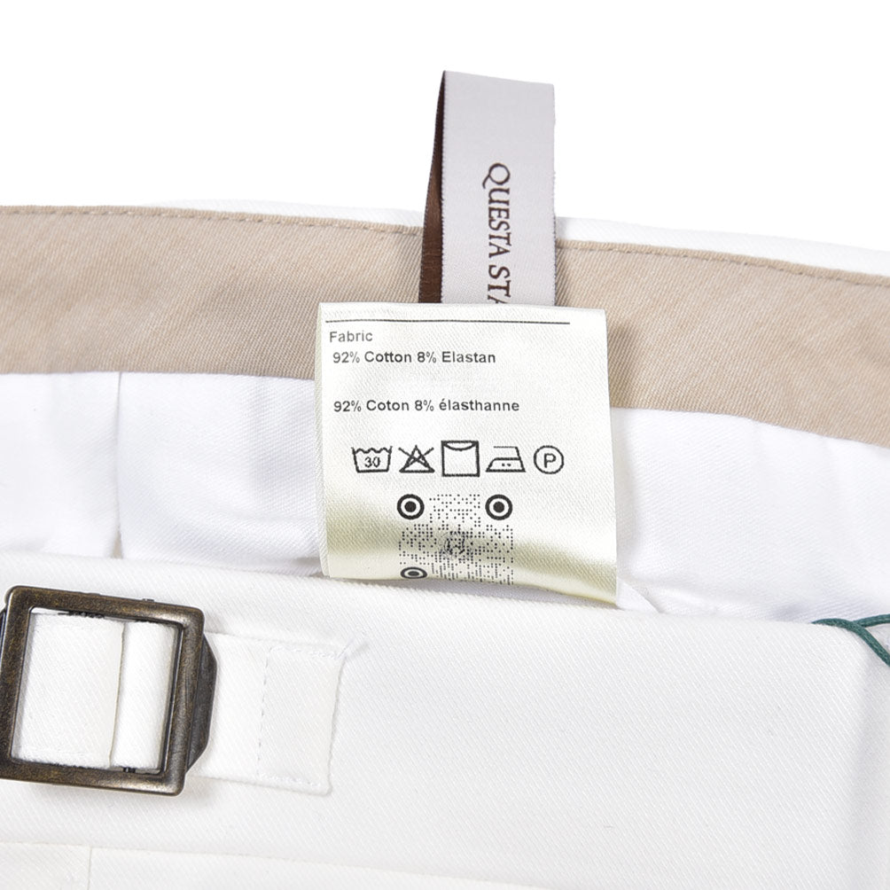 BERWICH “LUX RETRO LONG” ストレッチコットン ワンタックパンツ