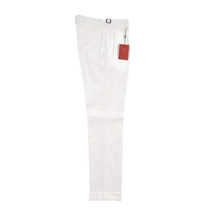 BERWICH “LUX RETRO LONG” ストレッチコットン ワンタックパンツ
