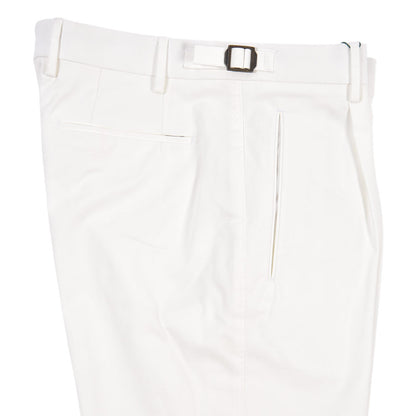 BERWICH “LUX RETRO LONG” ストレッチコットン ワンタックパンツ