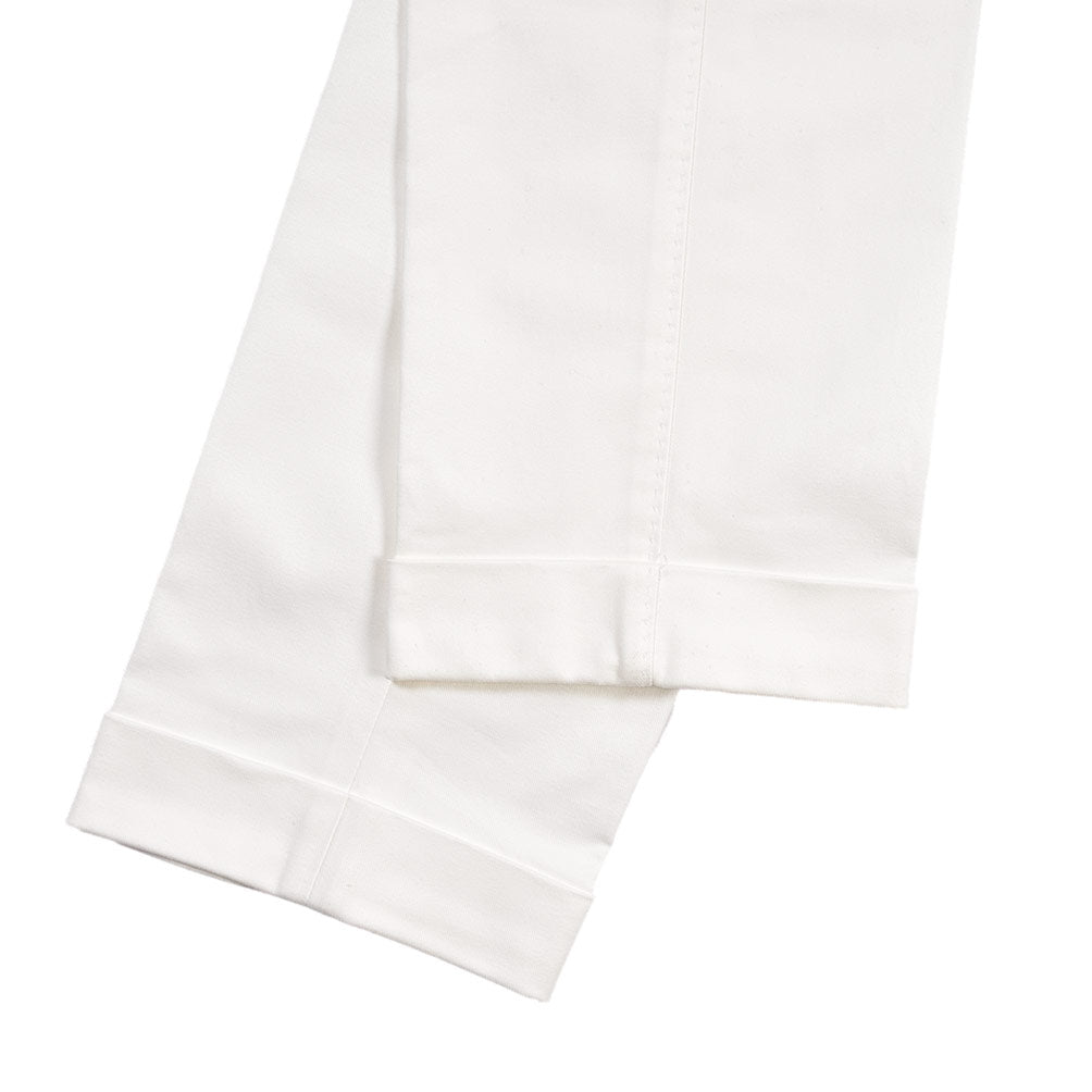 BERWICH “LUX RETRO LONG” ストレッチコットン ワンタックパンツ