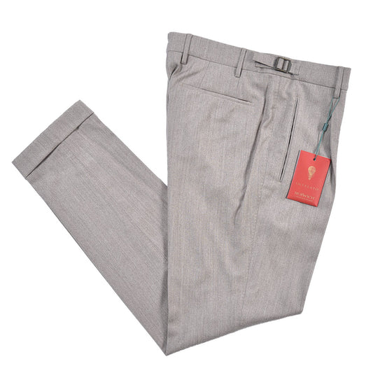 BERWICH “LUX RETRO LONG” カシミヤ混ウール ワンタックスラックス