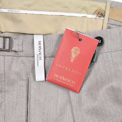 BERWICH “LUX RETRO LONG” カシミヤ混ウール ワンタックスラックス