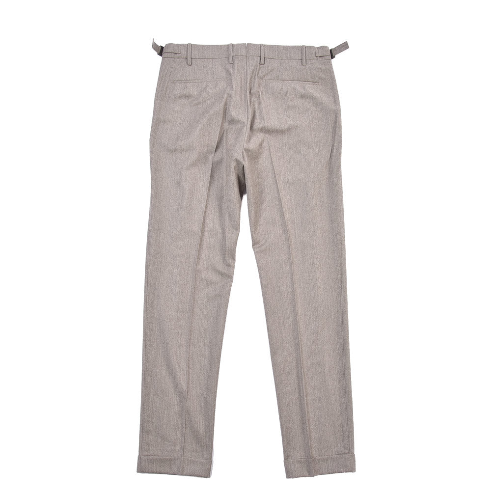 BERWICH “LUX RETRO LONG” カシミヤ混ウール ワンタックスラックス
