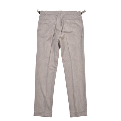 BERWICH “LUX RETRO LONG” カシミヤ混ウール ワンタックスラックス