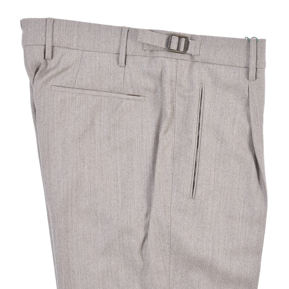 BERWICH “LUX RETRO LONG” カシミヤ混ウール ワンタックスラックス