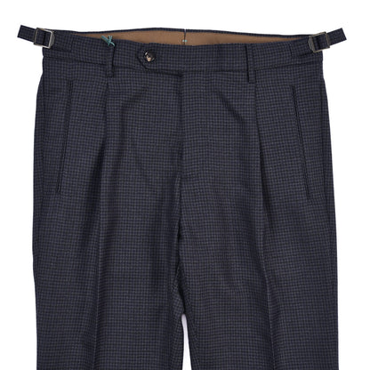 BERWICH “RETRO LONG” ヴァージンウール100% ワンタックスラックス