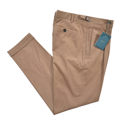 BERWICH “RETRO LONG” ストレッチコットン ワンタックパンツ